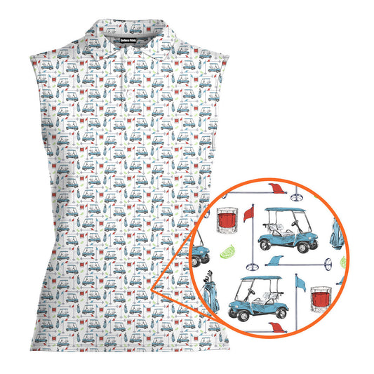 Transfusion Golf - Ladies Sleeveless Golf Polo Shirt