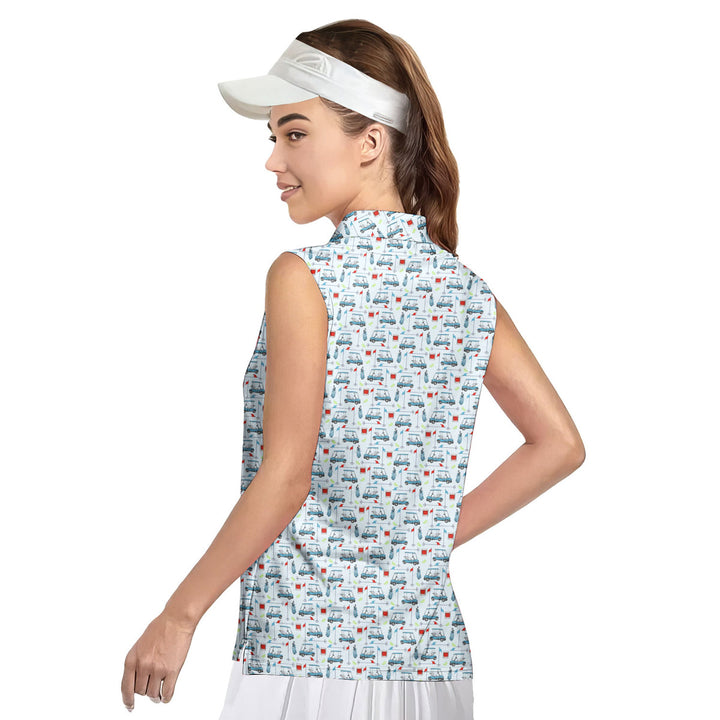 Transfusion Golf - Ladies Sleeveless Golf Polo Shirt