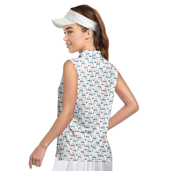 Transfusion Golf - Ladies Sleeveless Golf Polo Shirt