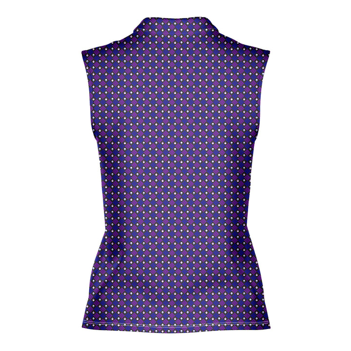 Flipping Birdies - Ladies Sleeveless Golf Polo Shirt