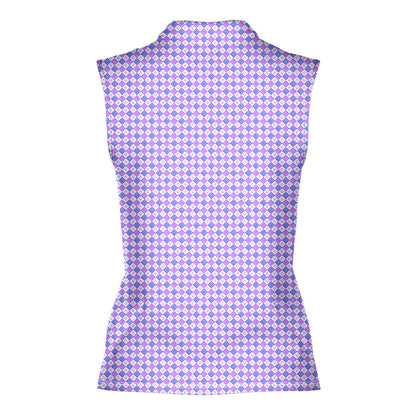 Flipping Birdies - Ladies Sleeveless Golf Polo Shirt
