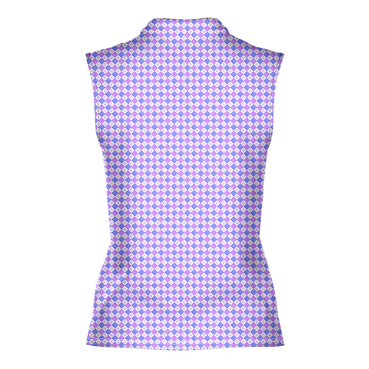 Flipping Birdies - Ladies Sleeveless Golf Polo Shirt