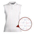 Funny butt-Women Sleeveless Polo Shirt-Gerbera Prints