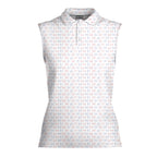 Funny butt-Women Sleeveless Polo Shirt-Gerbera Prints