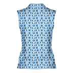 Feet Feet S-e-x Missionary Position-Women Sleeveless Polo Shirt-Gerbera Prints