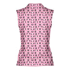 Feet Feet S-e-x Missionary Position-Women Sleeveless Polo Shirt-Gerbera Prints