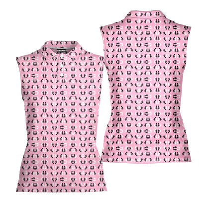 Feet Feet S-e-x Missionary Position - Ladies Sleeveless Golf Polo Shirt