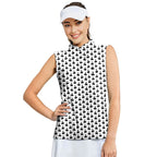Puss Birdie Tail-Women Sleeveless Polo Shirt-Gerbera Prints