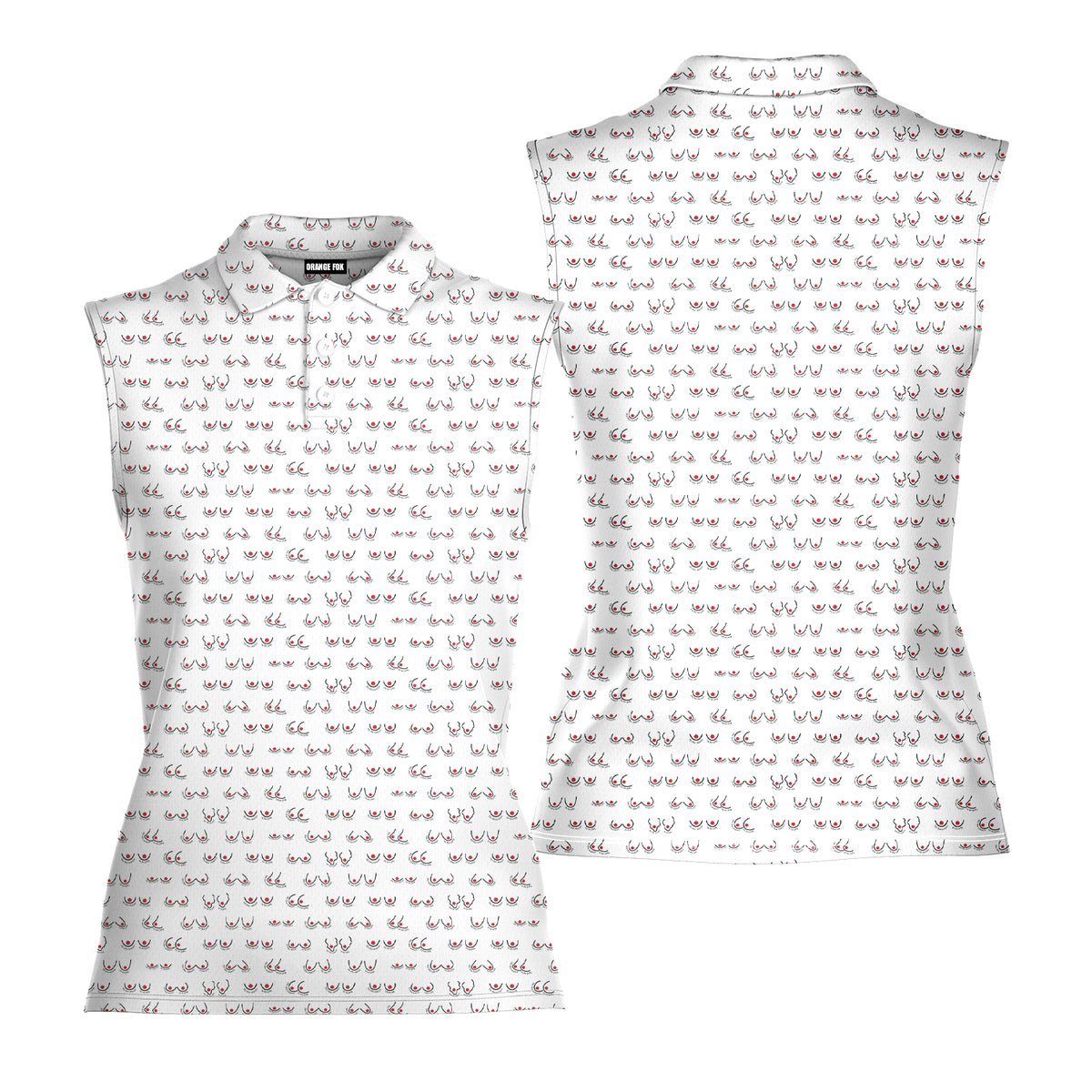 Chestnuts Roasting on an Open Fire-Women Sleeveless Polo Shirt-Gerbera Prints