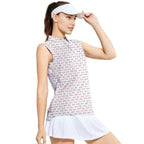 Chestnuts Roasting on an Open Fire-Women Sleeveless Polo Shirt-Gerbera Prints