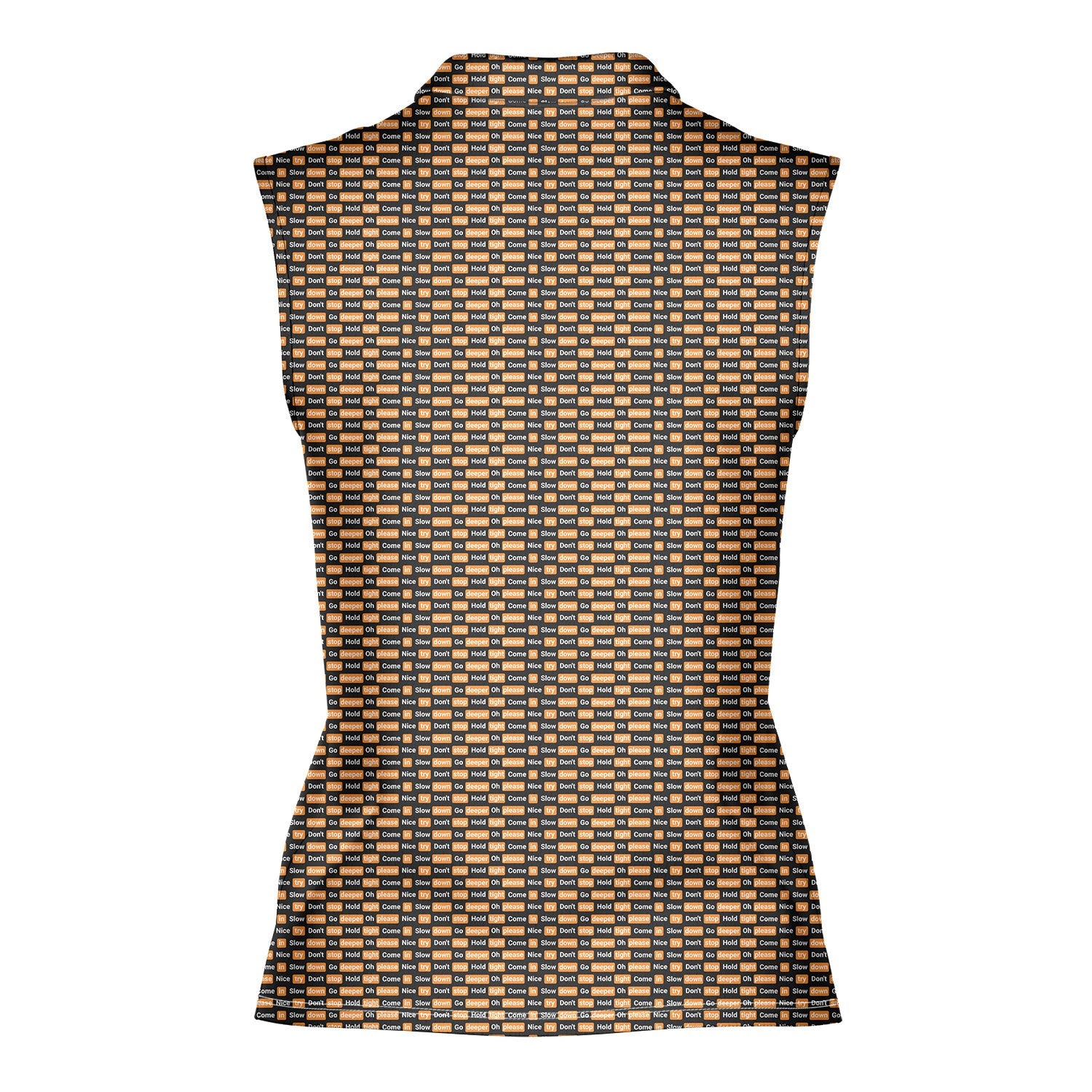 Po*n hub-Women Sleeveless Polo Shirt-Gerbera Prints