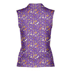 Trick or Meat Halloween Surprise-Women Sleeveless Polo Shirt-Gerbera Prints