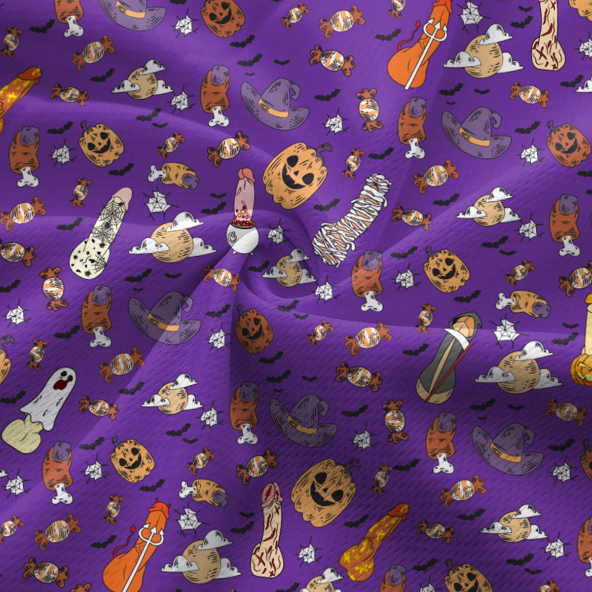 Trick or Meat Halloween Surprise-Women Sleeveless Polo Shirt-Gerbera Prints