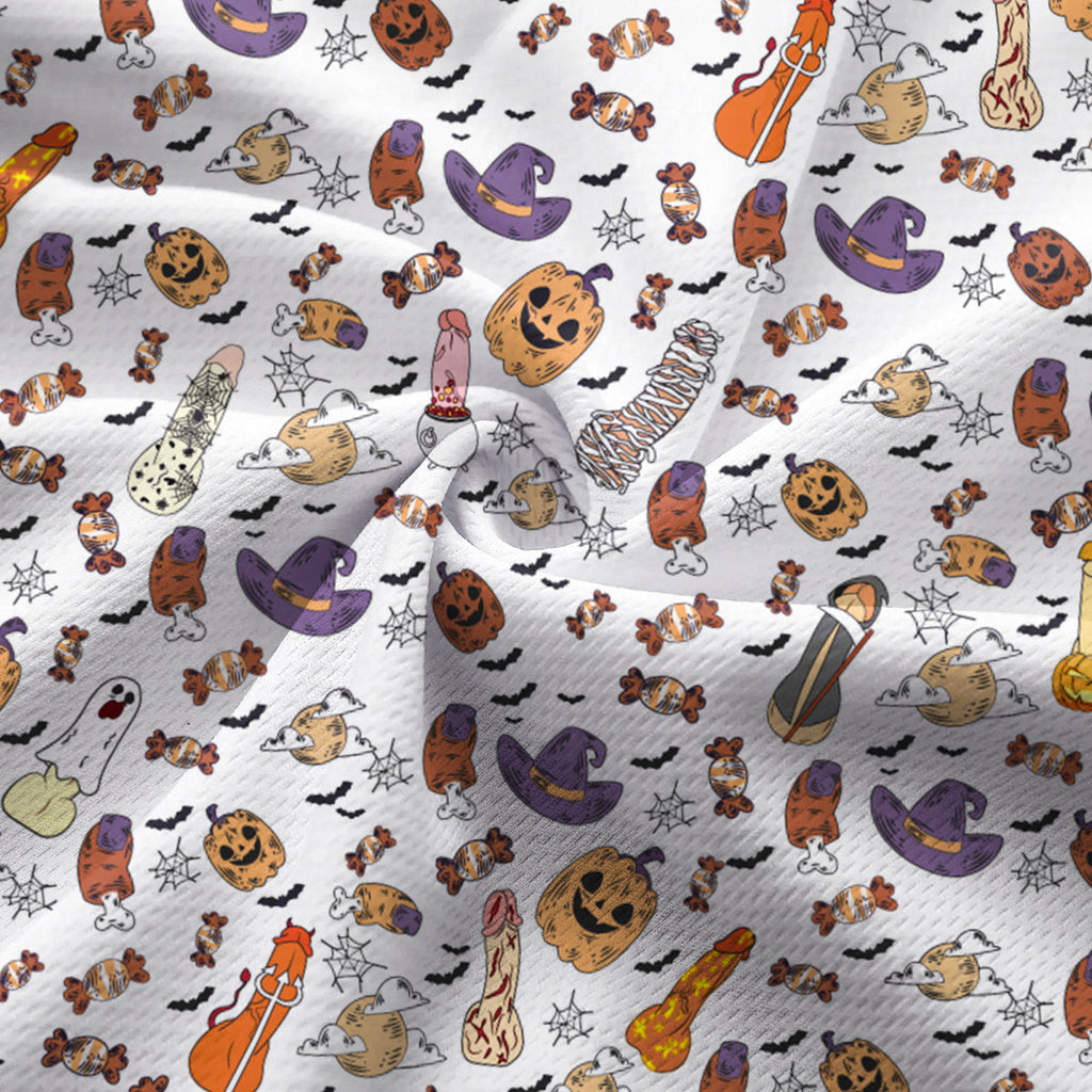 Trick or Meat Halloween Surprise-Women Sleeveless Polo Shirt-Gerbera Prints