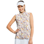 Trick or Meat Halloween Surprise-Women Sleeveless Polo Shirt-Gerbera Prints