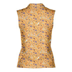 Trick or Meat Halloween Surprise-Women Sleeveless Polo Shirt-Gerbera Prints