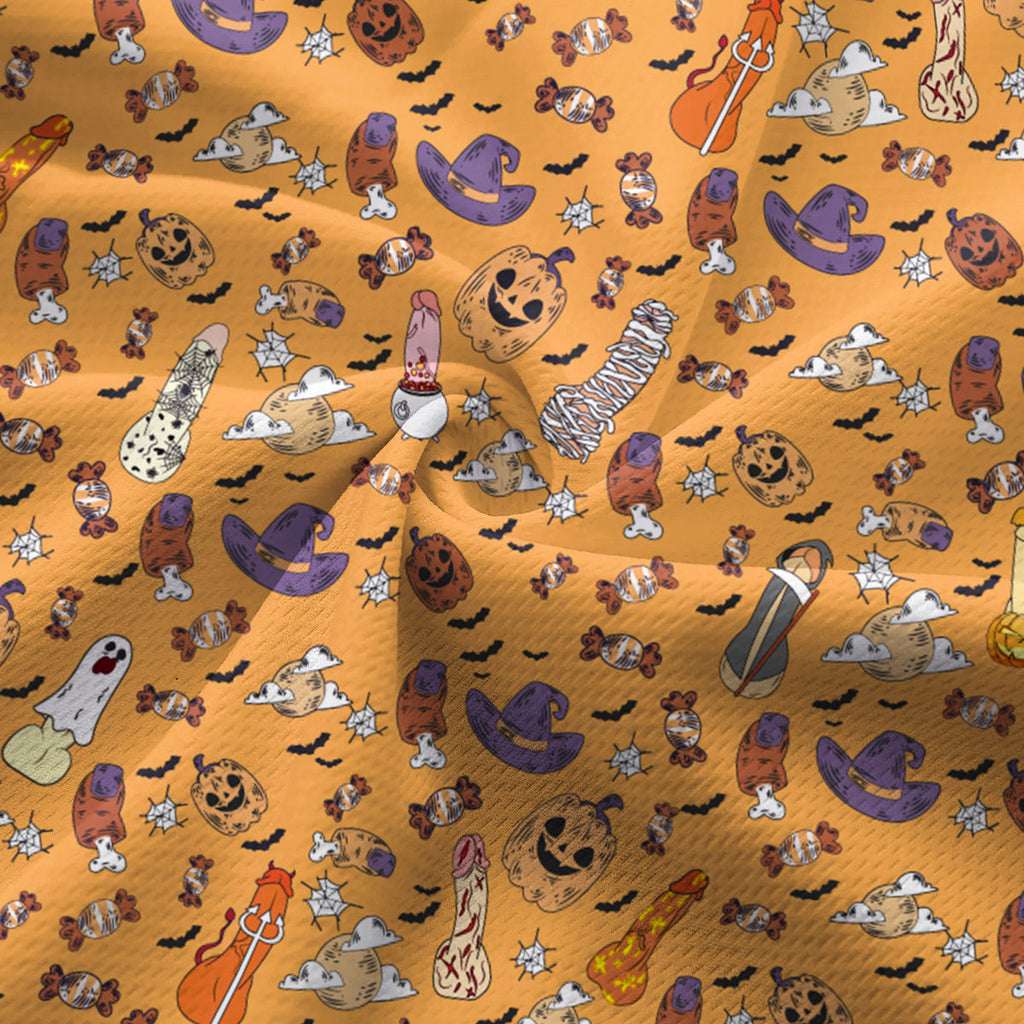 Trick or Meat Halloween Surprise-Women Sleeveless Polo Shirt-Gerbera Prints