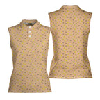 The Fragile Leg Lamp A Christmas Story Family-Women Sleeveless Polo Shirt-Gerbera Prints