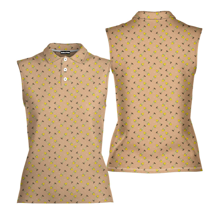The Fragile Leg Lamp Christmas - Ladies Sleeveless Golf Polo Shirt