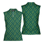 The Fragile Leg Lamp A Christmas Story Family-Women Sleeveless Polo Shirt-Gerbera Prints