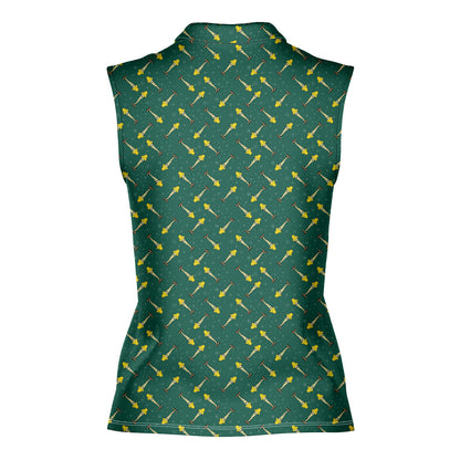 The Fragile Leg Lamp Christmas - Ladies Sleeveless Golf Polo Shirt