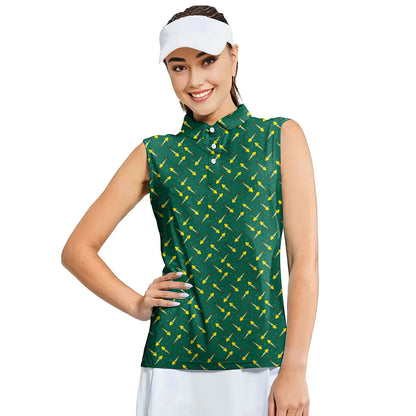 The Fragile Leg Lamp Christmas - Ladies Sleeveless Golf Polo Shirt