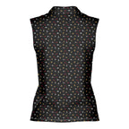 Beer Flag-Women Sleeveless Polo Shirt-Gerbera Prints