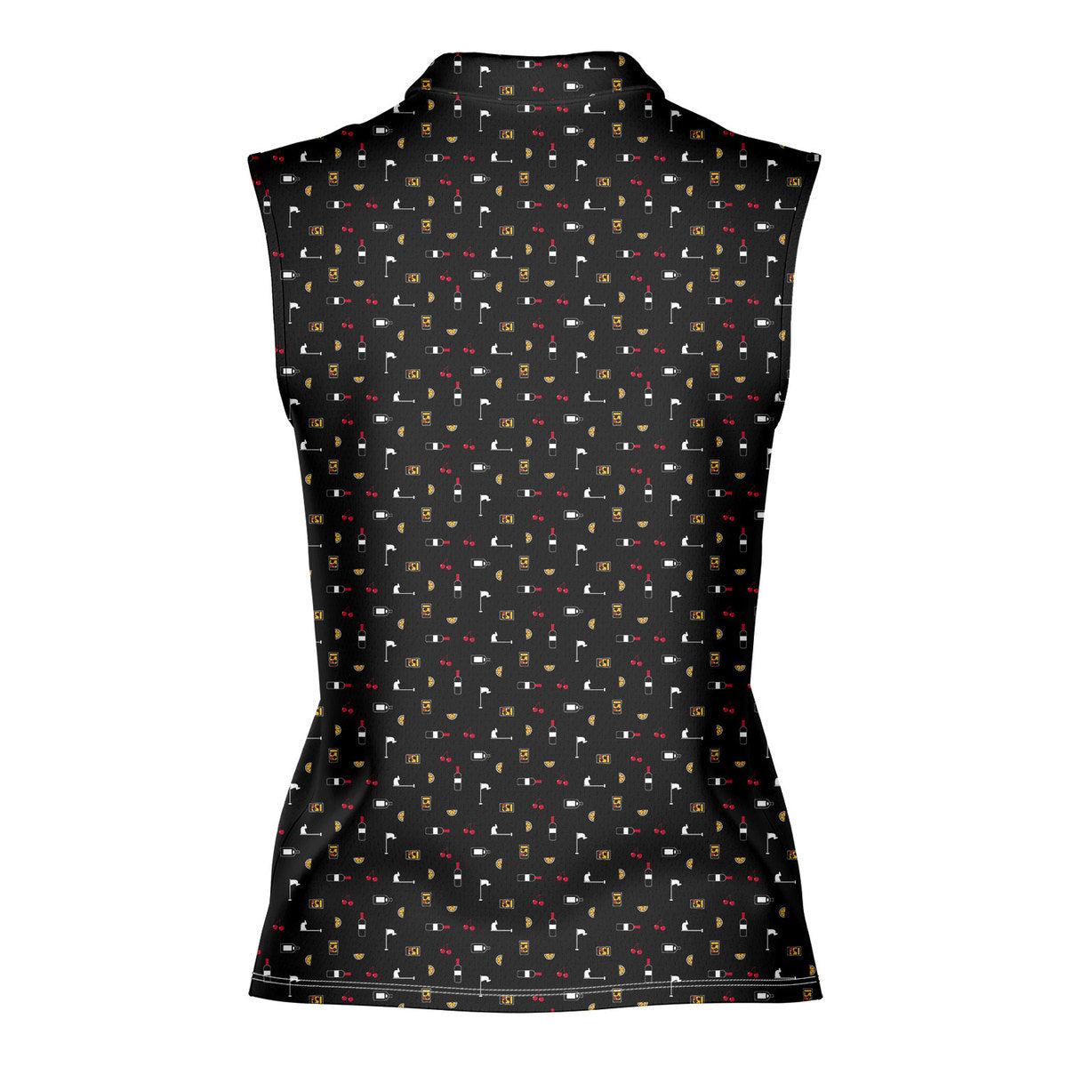 Beer Flag-Women Sleeveless Polo Shirt-Gerbera Prints