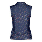 Beer Flag-Women Sleeveless Polo Shirt-Gerbera Prints