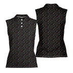 Beer Flag-Women Sleeveless Polo Shirt-Gerbera Prints