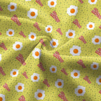 Breakfast Balls-Women Sleeveless Polo Shirt-Gerbera Prints