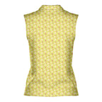 Breakfast Balls-Women Sleeveless Polo Shirt-Gerbera Prints