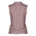 Christmas Xmas Funny Rude Joke-Women Sleeveless Polo Shirt-Gerbera Prints
