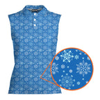 The Melt In Your Mouth-Women Sleeveless Polo Shirt-Gerbera Prints