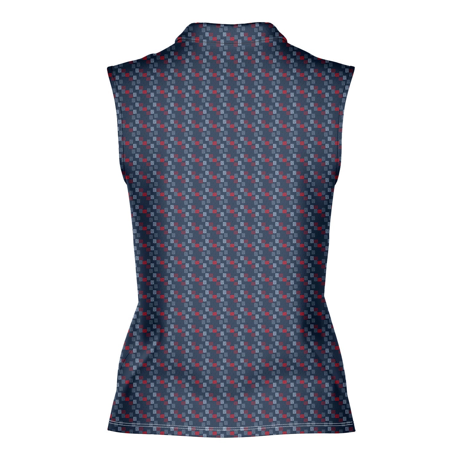 Word Art-Women Sleeveless Polo Shirt-Gerbera Prints