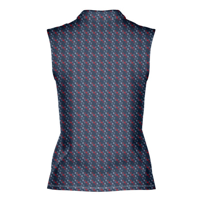 Word Art - Ladies Sleeveless Golf Polo Shirt