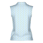 Banana Deep in Jar-Women Sleeveless Polo Shirt-Gerbera Prints