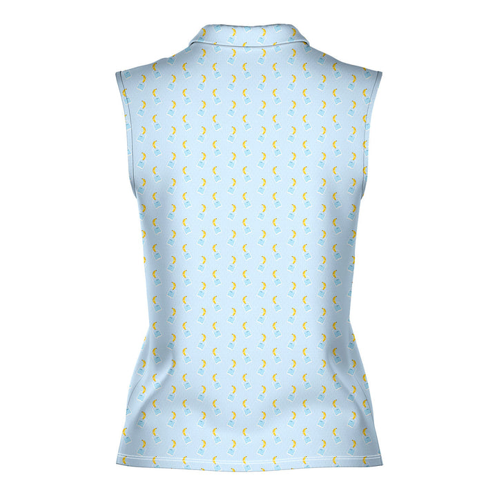 Banana Deep in Jar - Ladies Sleeveless Golf Polo Shirt