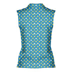 Chicks Dig Me Easter Eggs-Women Sleeveless Polo Shirt-Gerbera Prints