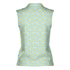 Chicks Dig Me Easter Eggs-Women Sleeveless Polo Shirt-Gerbera Prints