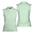 Chicks Dig Me Easter Eggs-Women Sleeveless Polo Shirt-Gerbera Prints