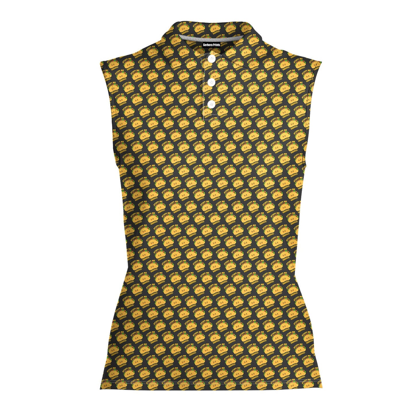 Stuff Me Daddy - Ladies Sleeveless Golf Polo Shirt
