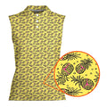 Pineapple Slut-Women Sleeveless Polo Shirt-Gerbera Prints