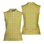 Pineapple Slut-Women Sleeveless Polo Shirt-Gerbera Prints