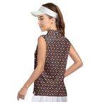 Wet Dream-Women Sleeveless Polo Shirt-Gerbera Prints