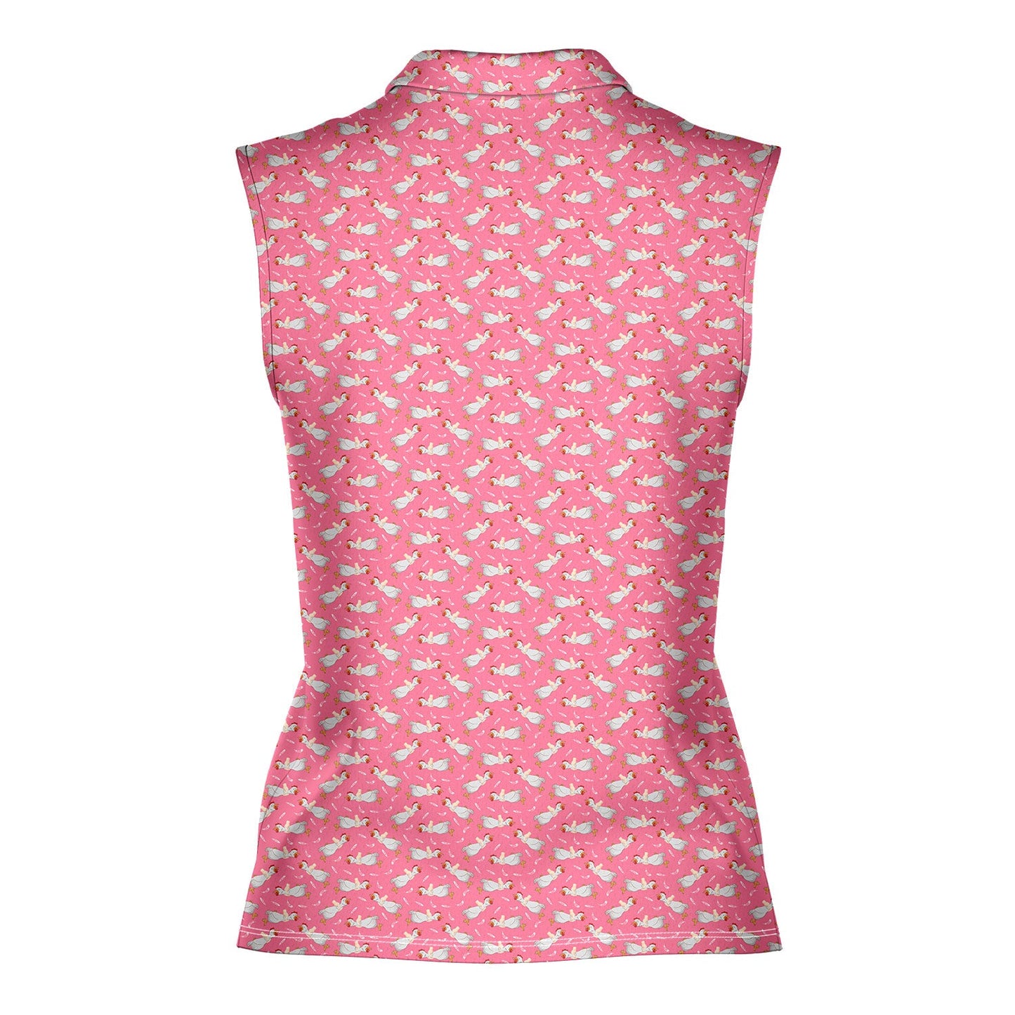 Choking The Chicken - Ladies Sleeveless Golf Polo Shirt