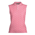 Choking The Chicken-Women Sleeveless Polo Shirt-Gerbera Prints