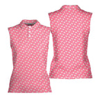 Choking The Chicken-Women Sleeveless Polo Shirt-Gerbera Prints