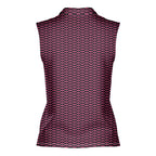 Paddle the Pink Canoe-Women Sleeveless Polo Shirt-Gerbera Prints