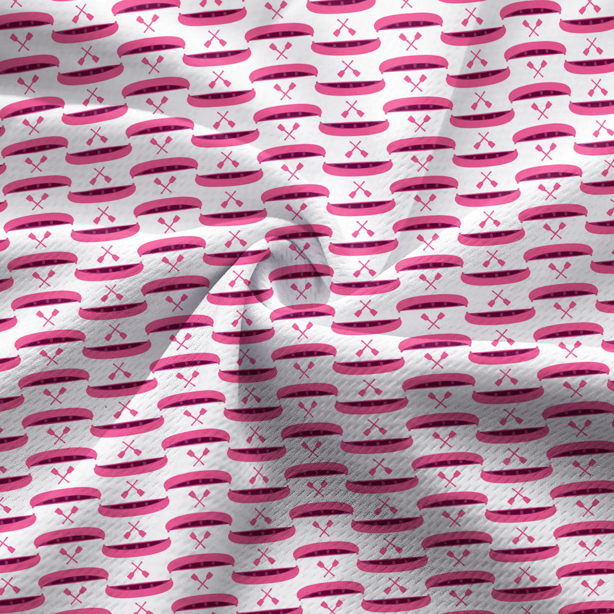 Paddle the Pink Canoe-Women Sleeveless Polo Shirt-Gerbera Prints